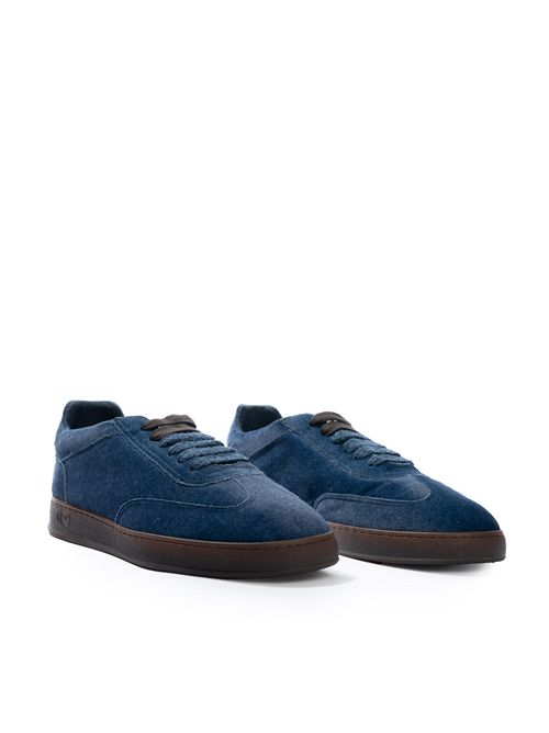 Sneakers Akira Donald in suede Blu  SOLDINI | 80005 D SL2BLU
